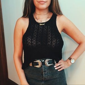 💫2 for $35 | LF Milau Black Knit Top